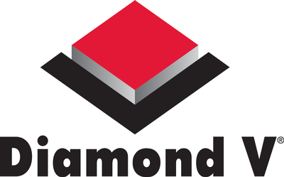 Logo for sponsor Diamond V. Mills